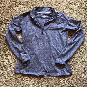 Nike Heather Blue 1/4 ZIP